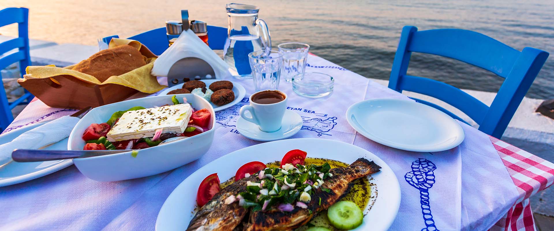 Greek Ocean Side Table